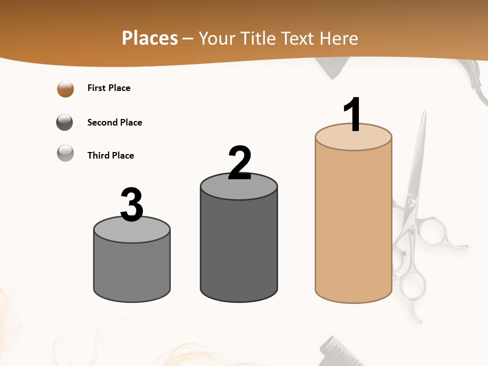 Set Grooming Comb PowerPoint Template