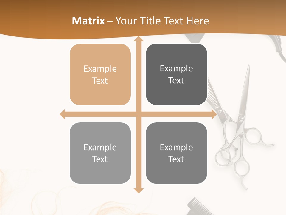 Set Grooming Comb PowerPoint Template