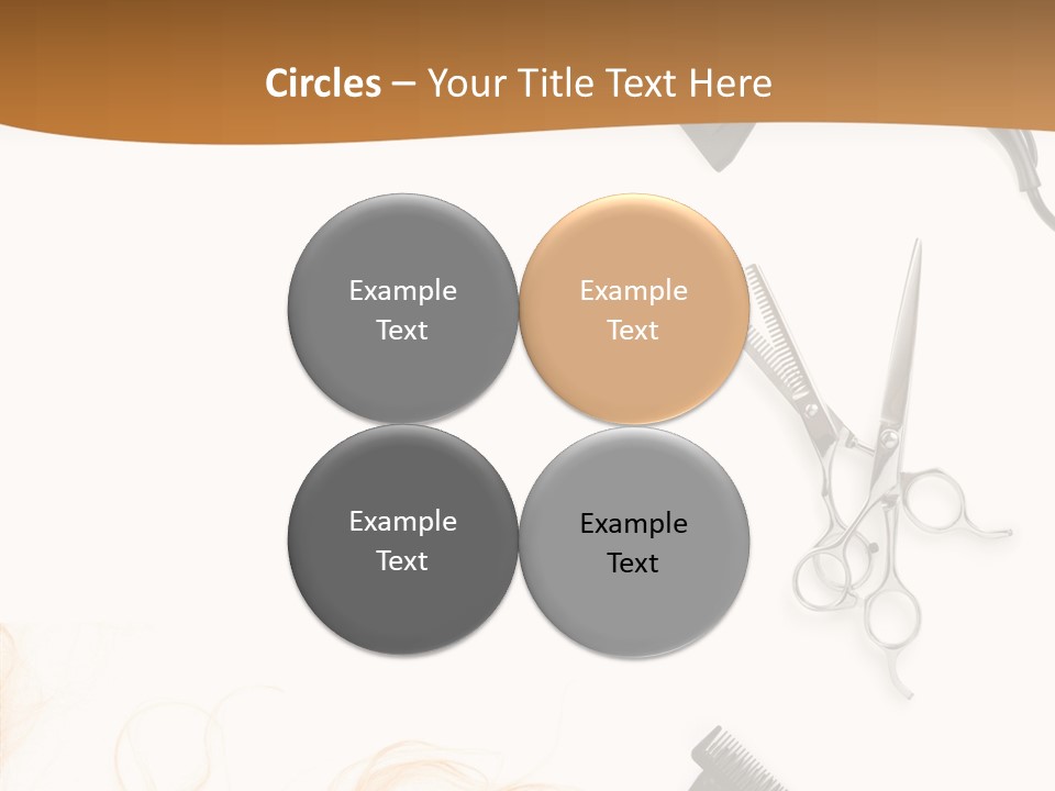 Set Grooming Comb PowerPoint Template