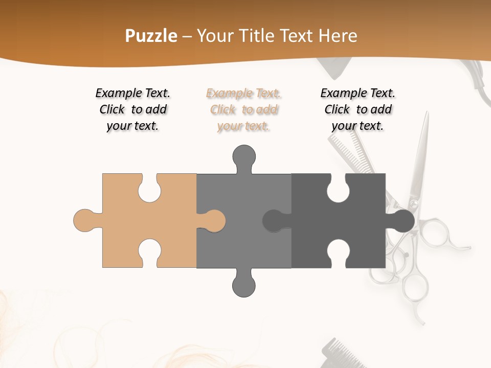 Set Grooming Comb PowerPoint Template