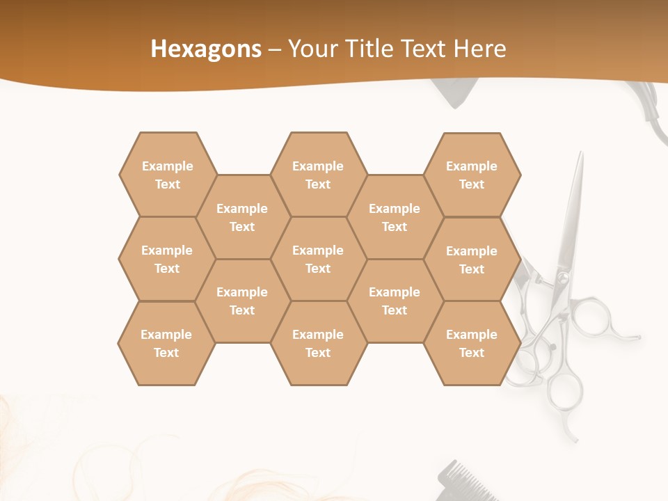 Set Grooming Comb PowerPoint Template