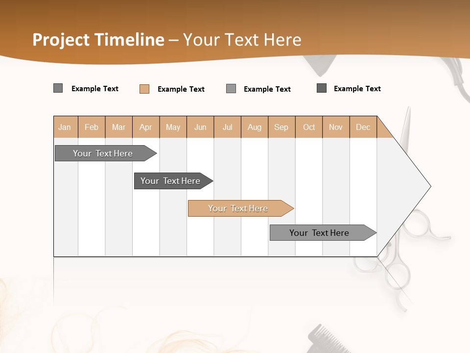 Set Grooming Comb PowerPoint Template