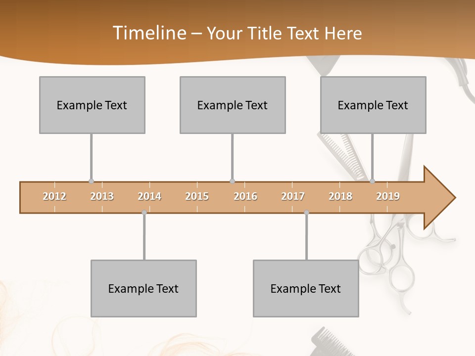 Set Grooming Comb PowerPoint Template