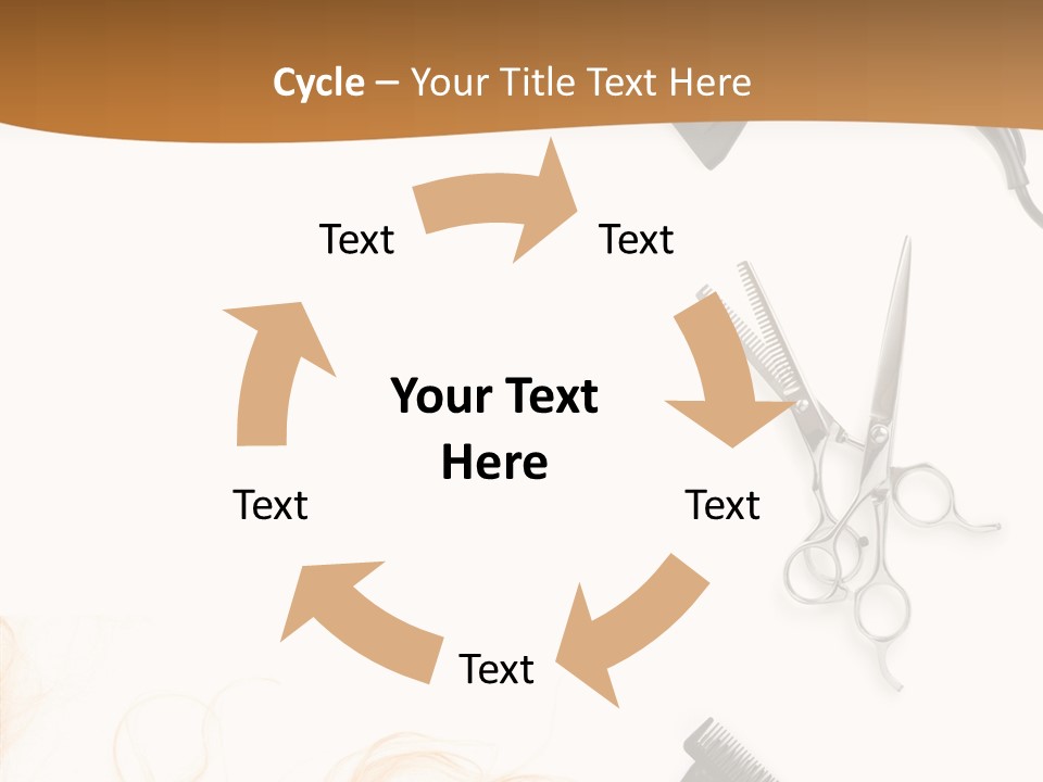 Set Grooming Comb PowerPoint Template
