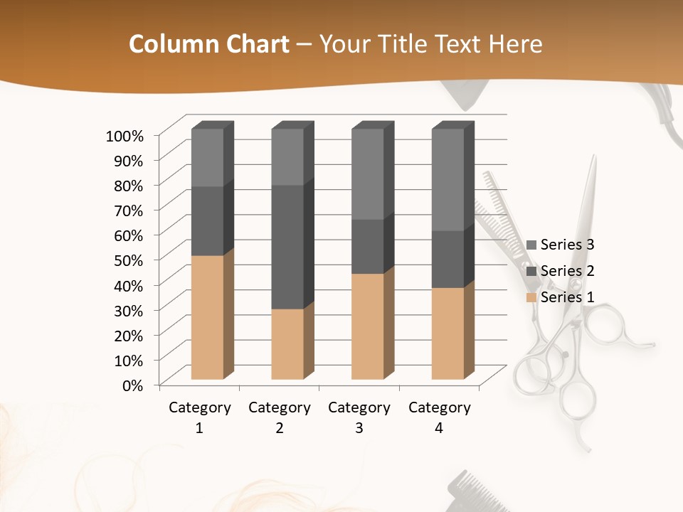 Set Grooming Comb PowerPoint Template