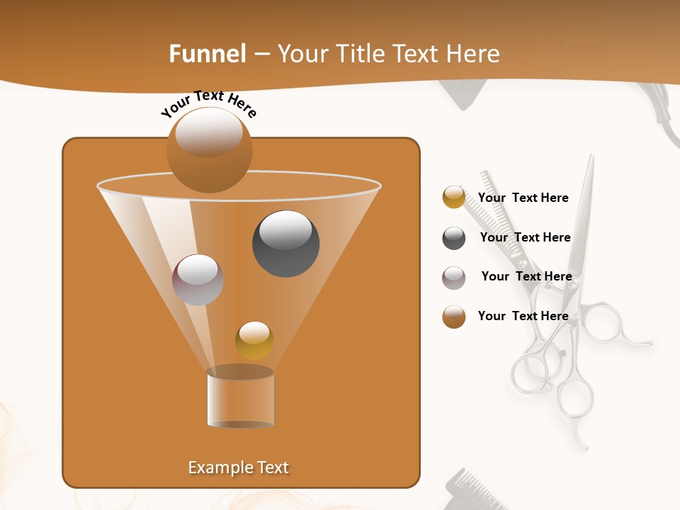 Set Grooming Comb PowerPoint Template