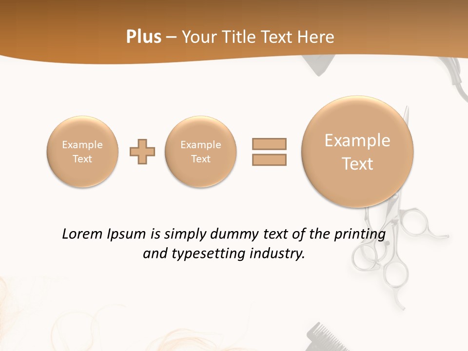 Set Grooming Comb PowerPoint Template