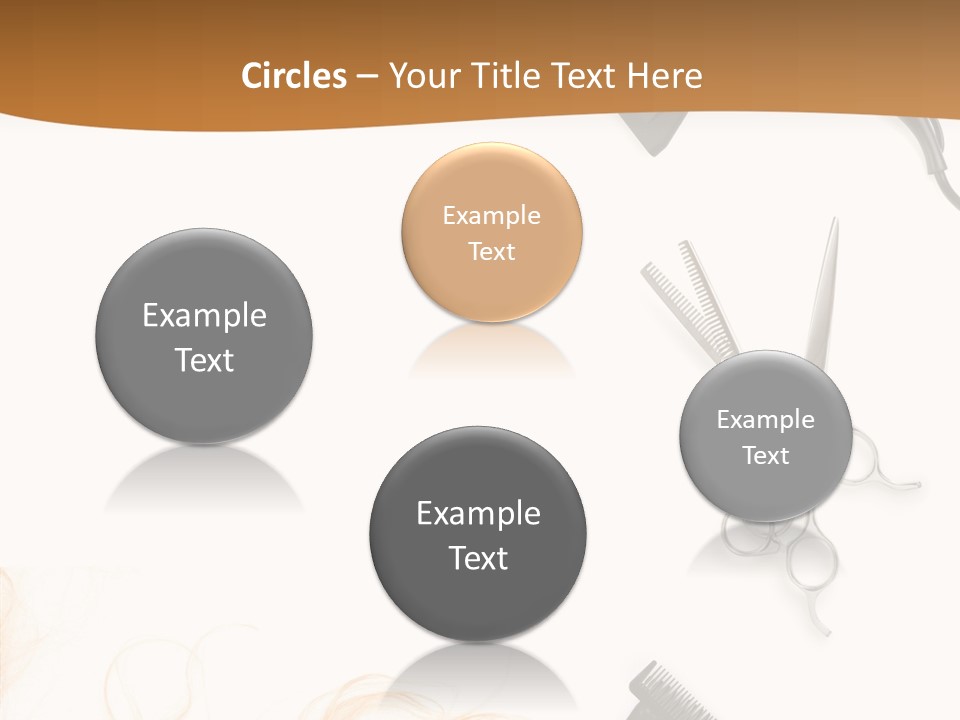 Set Grooming Comb PowerPoint Template