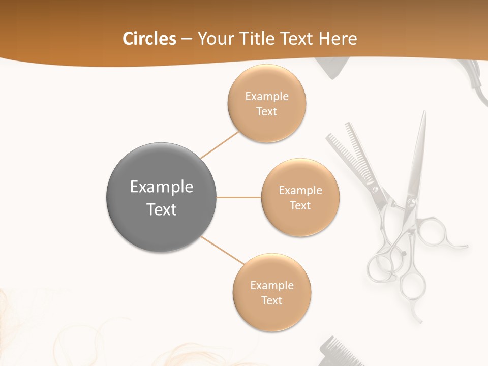 Set Grooming Comb PowerPoint Template