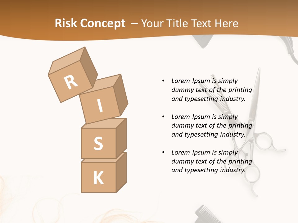 Set Grooming Comb PowerPoint Template