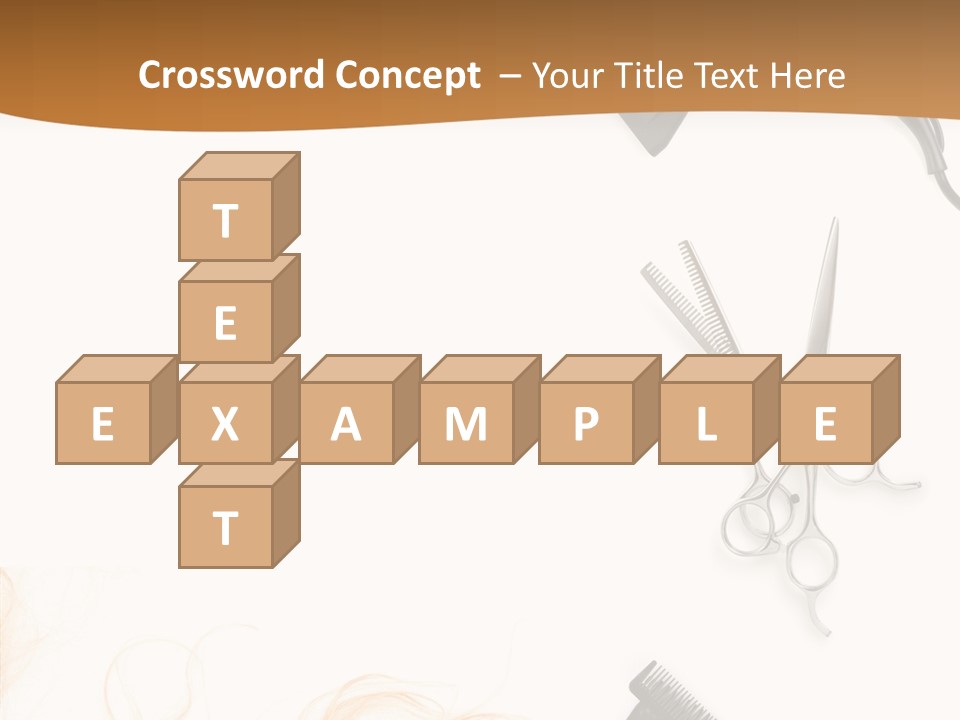 Set Grooming Comb PowerPoint Template