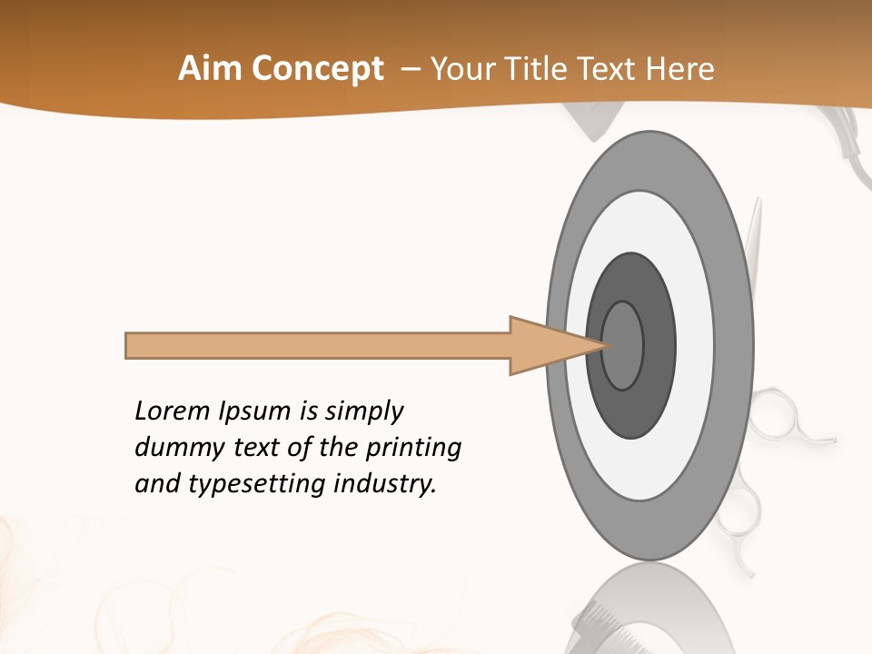 Set Grooming Comb PowerPoint Template