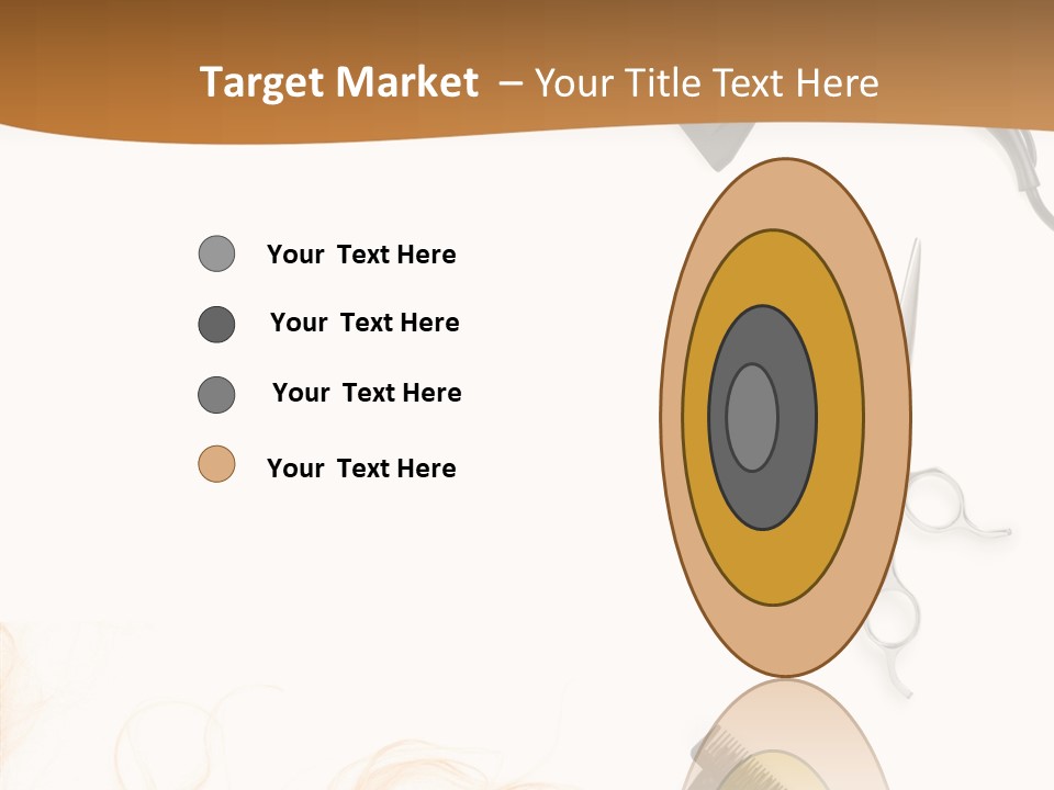 Set Grooming Comb PowerPoint Template
