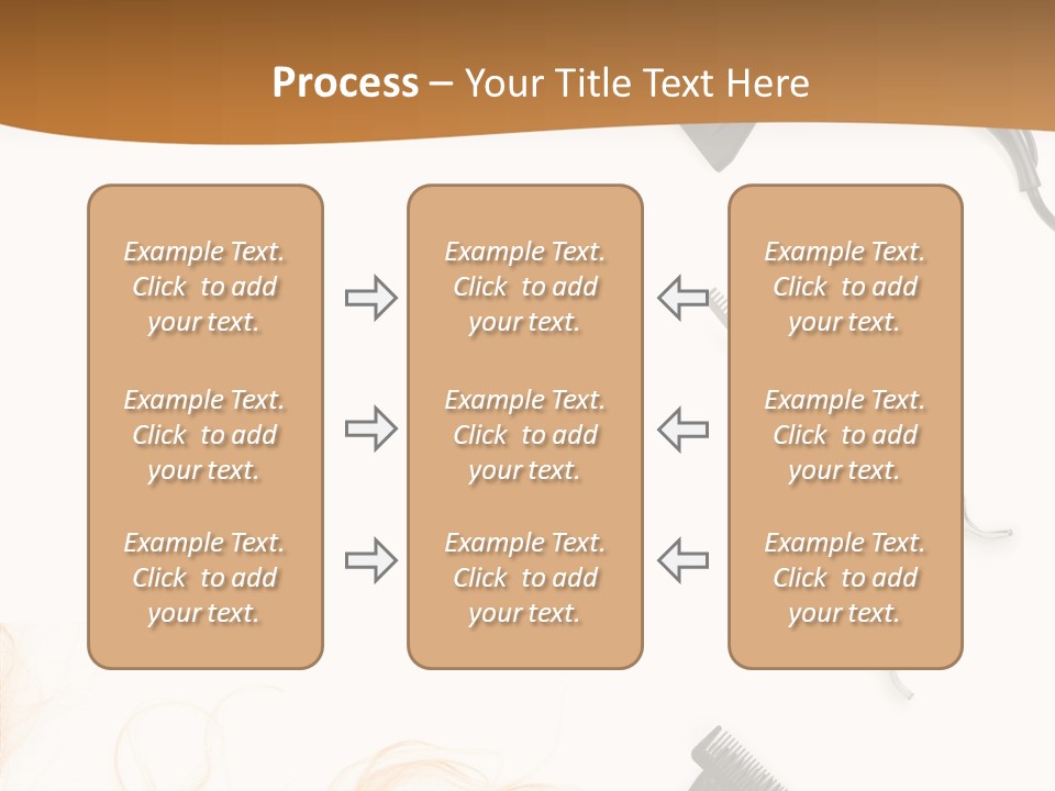Set Grooming Comb PowerPoint Template