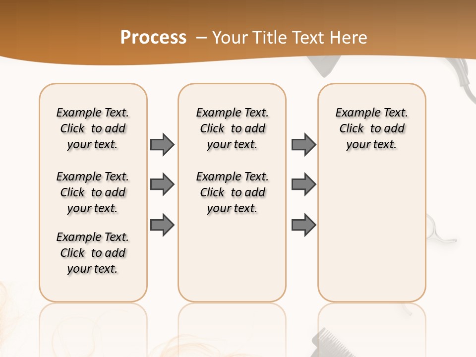 Set Grooming Comb PowerPoint Template