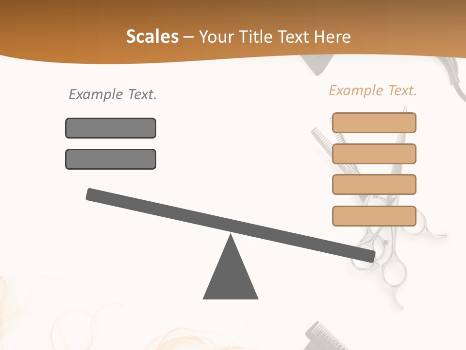 Set Grooming Comb PowerPoint Template