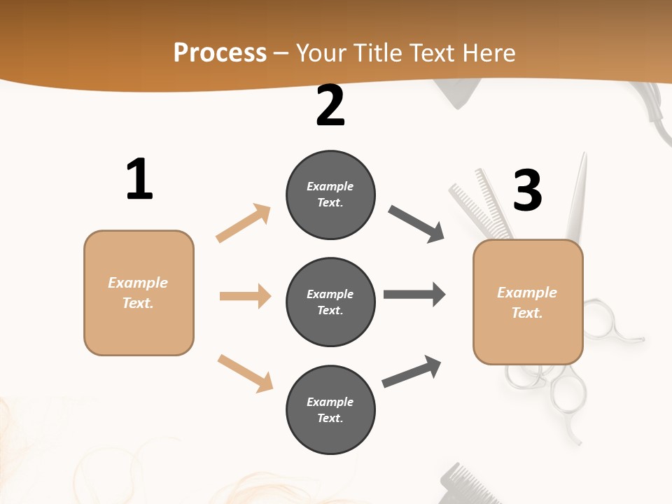 Set Grooming Comb PowerPoint Template
