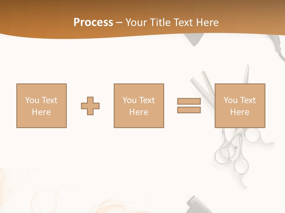 Set Grooming Comb PowerPoint Template