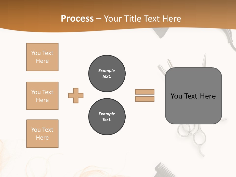 Set Grooming Comb PowerPoint Template