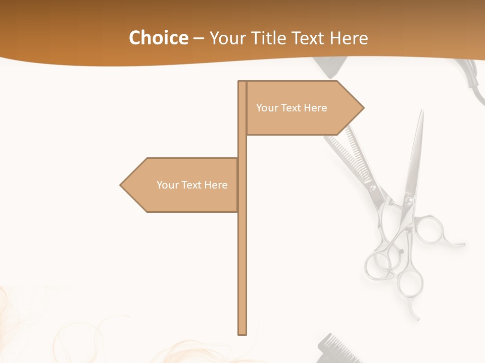Set Grooming Comb PowerPoint Template