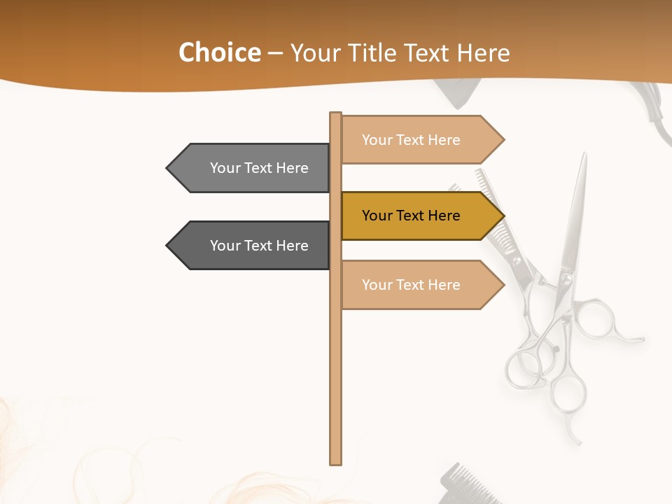 Set Grooming Comb PowerPoint Template