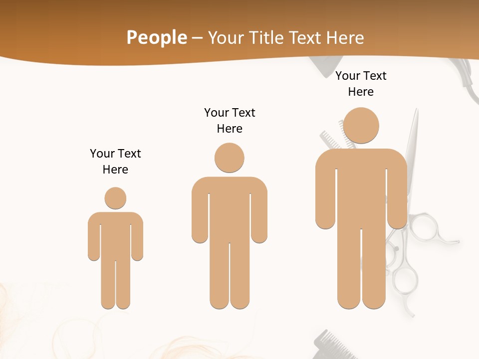 Set Grooming Comb PowerPoint Template
