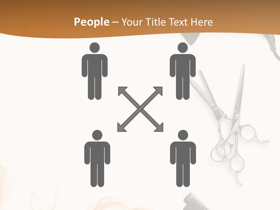 Set Grooming Comb PowerPoint Template