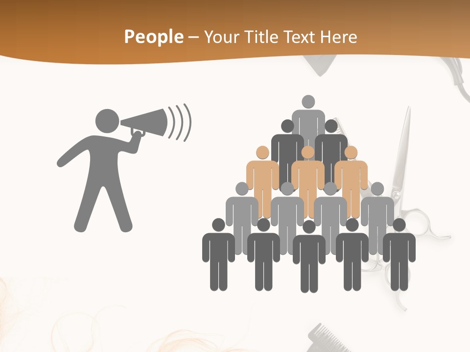Set Grooming Comb PowerPoint Template