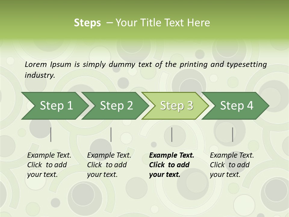 Ornament Fashion Seventies PowerPoint Template