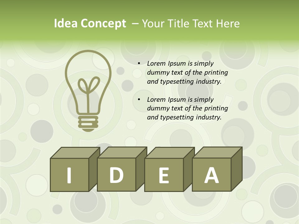 Ornament Fashion Seventies PowerPoint Template