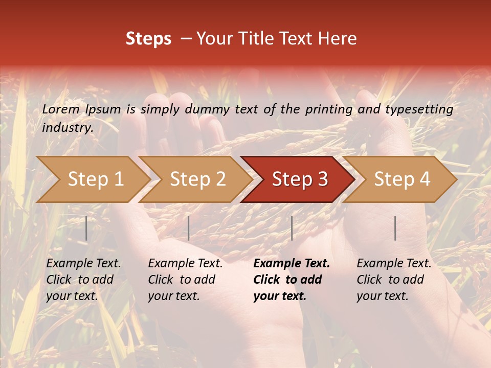 Agriculture Staple Harvest PowerPoint Template
