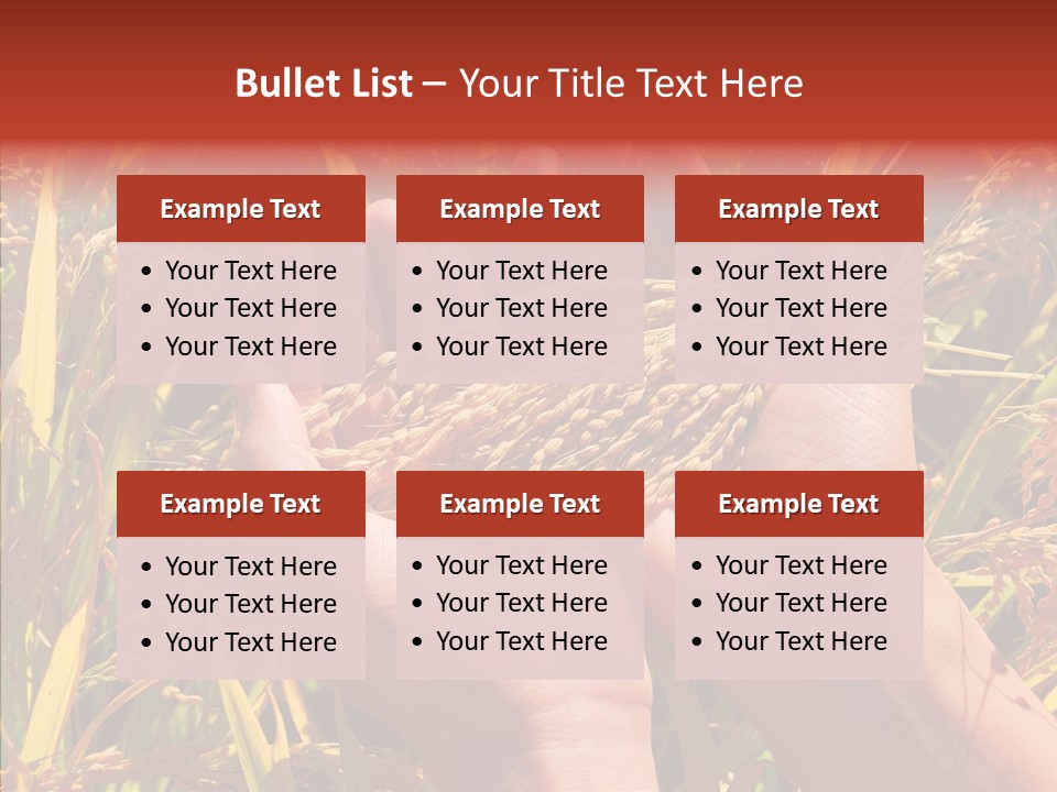Agriculture Staple Harvest PowerPoint Template