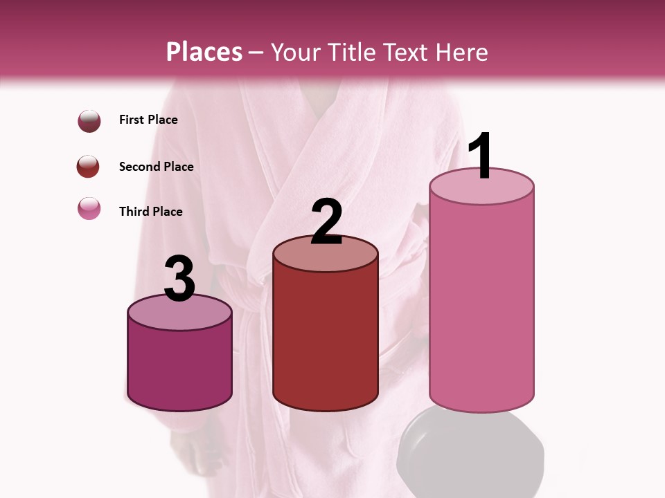 Pink Homemaker Lady PowerPoint Template