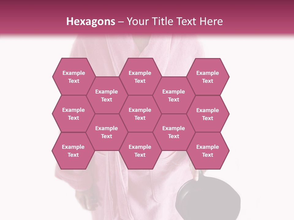 Pink Homemaker Lady PowerPoint Template