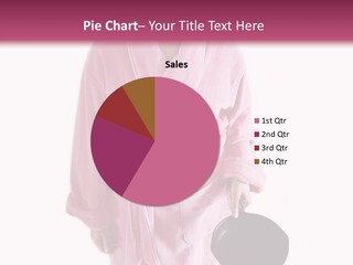 Pink Homemaker Lady PowerPoint Template