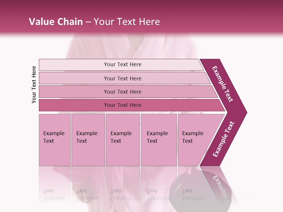 Pink Homemaker Lady PowerPoint Template