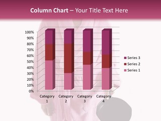 Pink Homemaker Lady PowerPoint Template