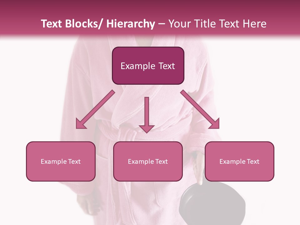 Pink Homemaker Lady PowerPoint Template