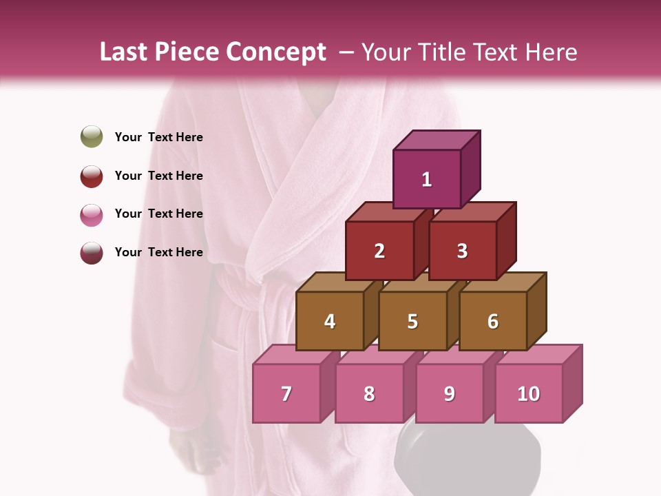 Pink Homemaker Lady PowerPoint Template