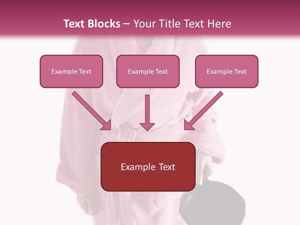 Pink Homemaker Lady PowerPoint Template