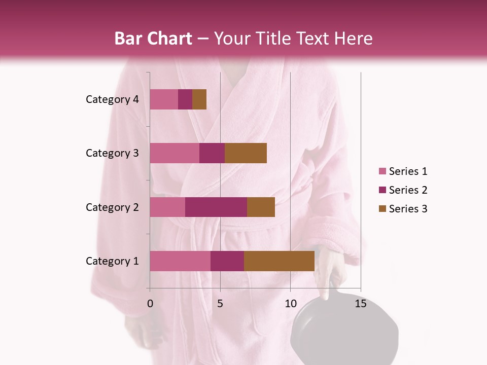 Pink Homemaker Lady PowerPoint Template