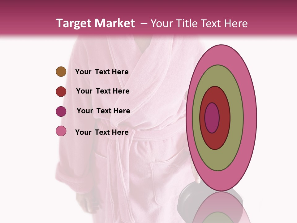 Pink Homemaker Lady PowerPoint Template