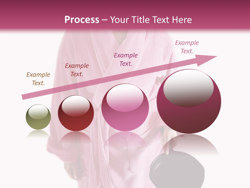 Pink Homemaker Lady PowerPoint Template