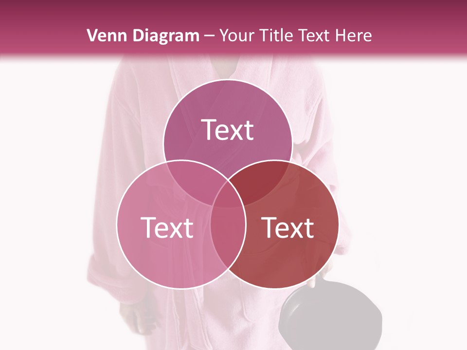 Pink Homemaker Lady PowerPoint Template