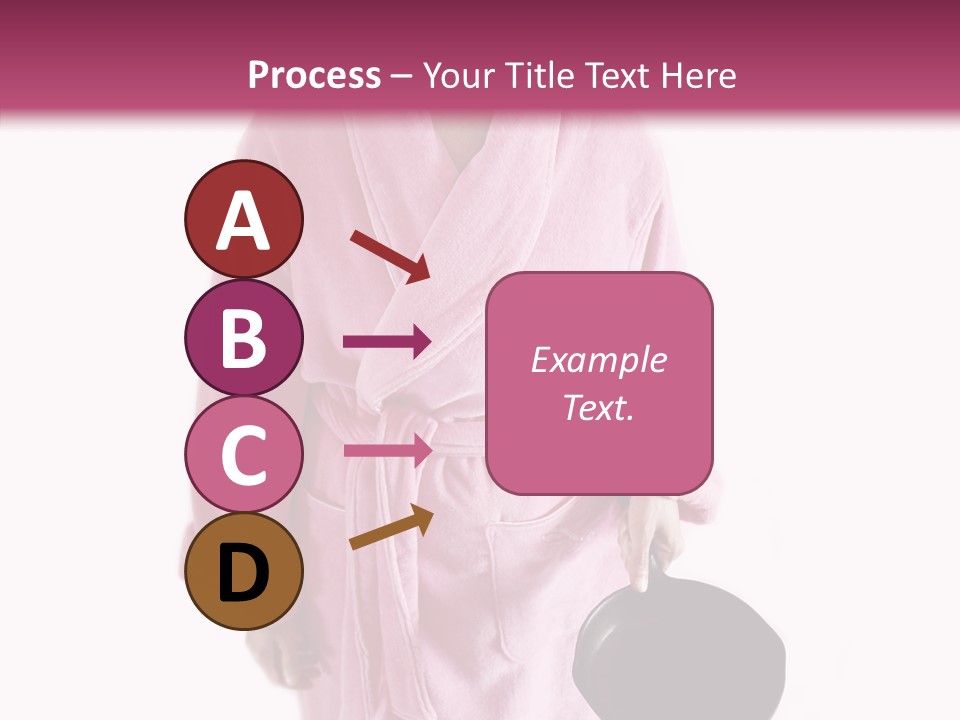 Pink Homemaker Lady PowerPoint Template