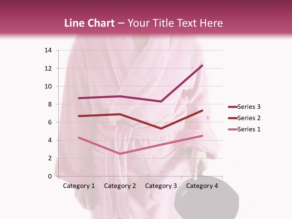 Pink Homemaker Lady PowerPoint Template