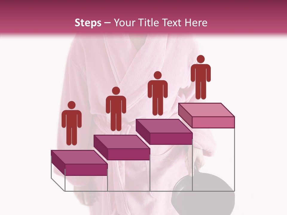 Pink Homemaker Lady PowerPoint Template
