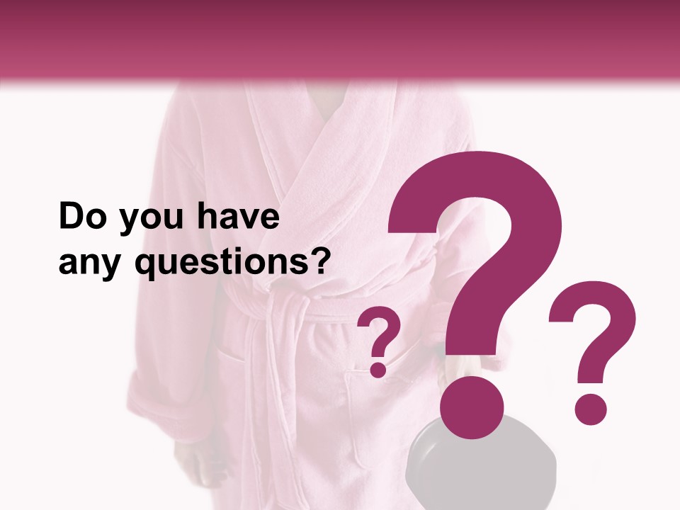 Pink Homemaker Lady PowerPoint Template