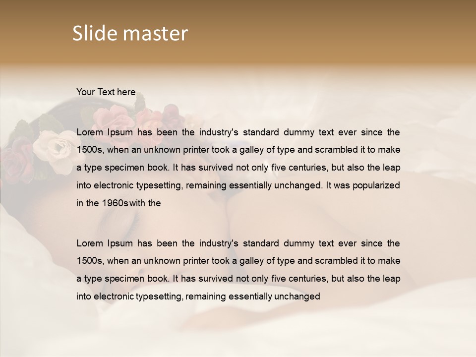 Baby New Angle PowerPoint Template