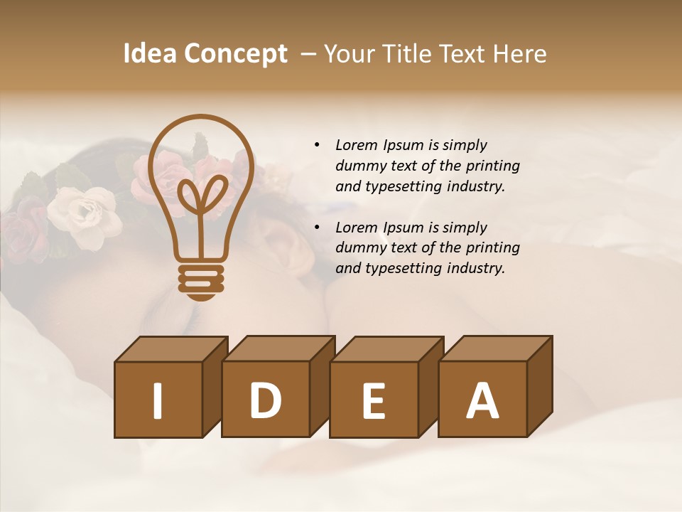 Baby New Angle PowerPoint Template